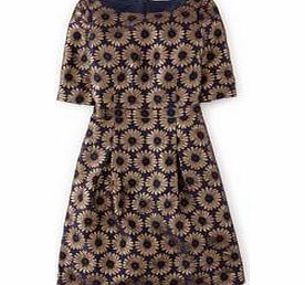 Boden Beatrice Dress, Blue,Navy/Black Flock 34477265