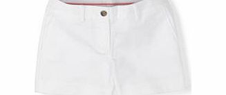 Boden Bistro Shorts, White,Blue Hexagon,Breton