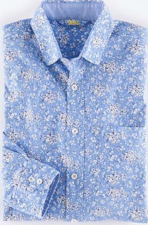 Boden, 1669[^]34939157 Bloomsbury Printed Shirt Blue Boden, Blue 34939157
