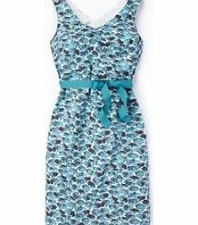 Boden Boho Printed Dress, Blue Trees Print 34439562