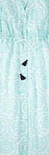 Boden Breezy Maxi Kaftan, Pale Mint Mono Mosaic 34794099