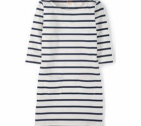 Boden Breton Tunic, Ivory/Navy,Ivory/Tutti