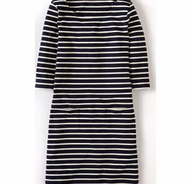 Boden Breton Tunic, Navy/Ivory,Apple