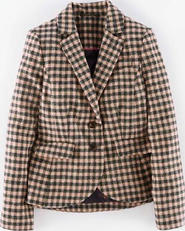 Boden, 1669[^]35080654 British Tweed Blazer Four Colour Gingham Boden,
