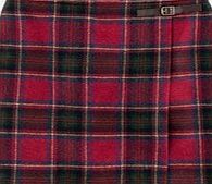 Boden British Tweed Kilt, Red 34367284