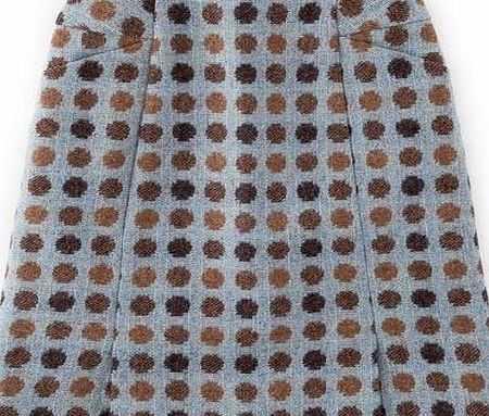 Boden British Tweed Mini, Blue Woven Spot 34474163