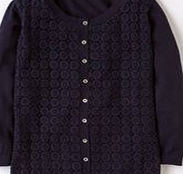 Boden Broderie Cardigan, Blue 34023747