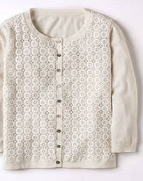 Boden Broderie Cardigan, White 34023911