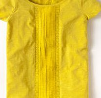 Boden Broderie Detail Tee, Light Sulphur 34099440