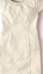 Boden Broderie Ponte Dress, Cream 34118422