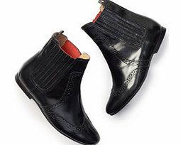 Boden Brogued Chelsea Boot, Black 34215640