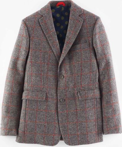 Boden, 1669[^]35000470 Brompton British Tweed Jacket Charcoal
