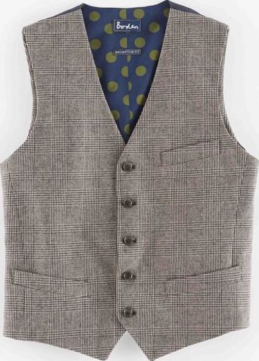 Boden, 1669[^]34933200 Brompton Waistcoat Grey Boden, Grey 34933200