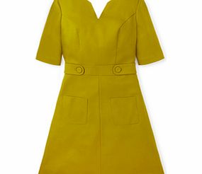Boden Brunswick Dress, Gold 34489344