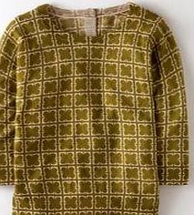 Boden Button Back Jumper, Newt Flower Grid 34024091
