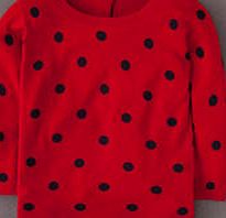 Boden Button Back Jumper, Russet Red/Navy 34181263