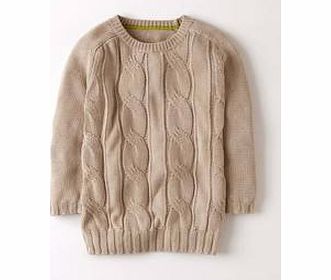 Boden Cable Knit Jumper, Beige,Carnation 34024810