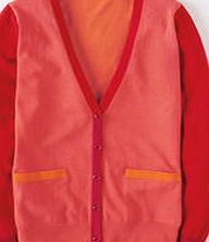 Boden Carnaby Cardigan, Peach/Lipstick/Hibiscus 34028506