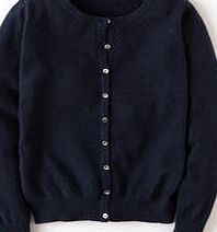 Boden Cashmere Crew Cardigan, Blue 34025262