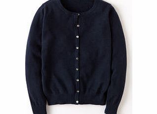 Boden Cashmere Crew Cardigan, Blue,White 34025320