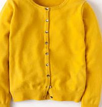 Boden Cashmere Crew Cardigan, Corn Yellow 34025809