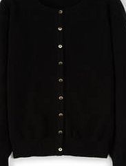 Boden Cashmere Crew Neck Cardigan, Black 34695320
