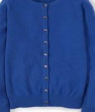 Boden Cashmere Crew Neck Cardigan, Graphic Blue 34695361