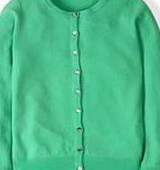 Boden Cashmere Crew Neck Cardigan, Grasshopper 34695460