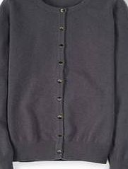 Boden Cashmere Crew Neck Cardigan, Grey 34696096