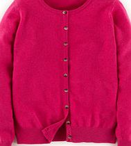 Boden Cashmere Crew Neck Cardigan, Pink 34248377