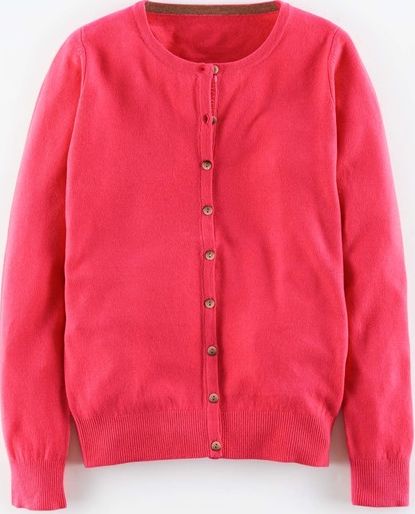 Boden, 1669[^]35114883 Cashmere Crew Neck Cardigan Red Boden, Red
