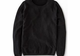 Boden Cashmere Crew Neck Jumper, Black,Blue 34026831