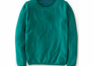 Boden Cashmere Crew Neck Jumper, Green,English
