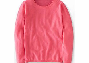 Boden Cashmere Crew Neck Jumper, Pop Pink,Bright