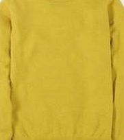 Boden Cashmere Crew Neck Jumper, Sulphur 34720359