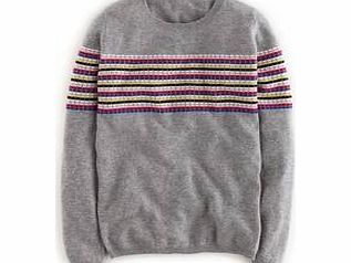 Boden Cashmere Crew Neck Jumper, Yellow,Caramel