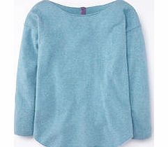 Boden Cashmere Nep Button Back, Blue 34250514