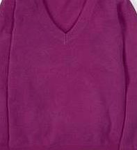 Boden Cashmere V-neck Jumper, Amethyst 34720458