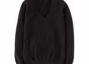 Boden Cashmere V-neck Jumper, Black,Blue,Orchid