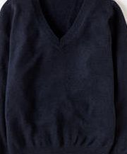Boden Cashmere V-neck Jumper, Blue 34027474
