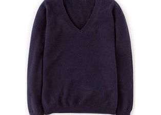 Boden Cashmere V-neck Jumper, Blue,Grey,Green,Orchid