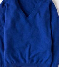 Boden Cashmere V-neck Jumper, Bright Sapphire 34118315