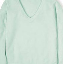 Boden Cashmere V-neck Jumper, Freshwater 34721076