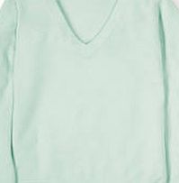 Boden Cashmere V-neck Jumper, Freshwater 34721084