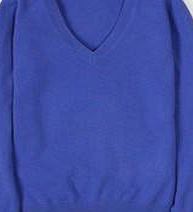 Boden Cashmere V-neck Jumper, Graphic Blue Heathered