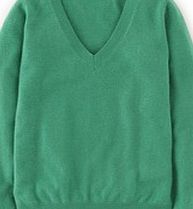 Boden Cashmere V-neck Jumper, Green 34463158