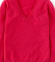 Boden Cashmere V-neck Jumper, Orchid Pink 34463513