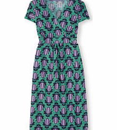 Boden Casual Jersey Dress, Juniper Tulip Pop,Storm