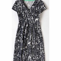 Boden Casual Jersey Dress, Navy Fern,Pink,Blue 34121921
