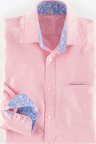 Boden, 1669[^]34939439 Casual Laundered Shirt Pink Boden, Pink 34939439